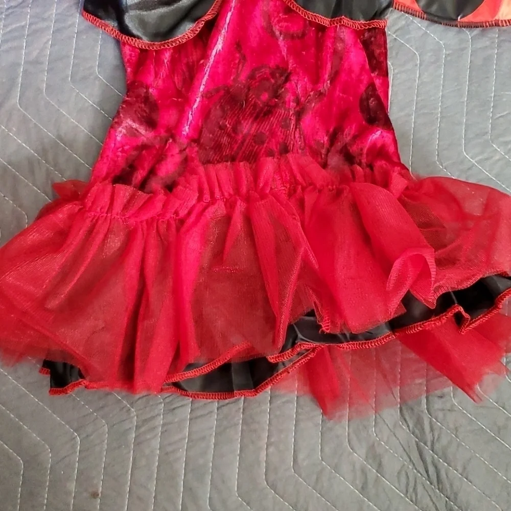 New Halloween Costume Lady Bug Girls Size M 10/12